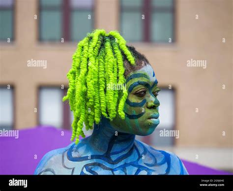 Th July New York Bodypainting Hi Res Stock Photography And Images Alamy
