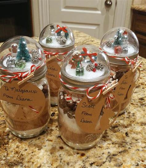 Snow Globe Mason Jar Ts Christmas Jars Christmas Mason Jars