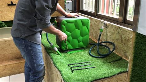 Auto retractable water hose wall mounted hosereel garden watering hosepipe 3size. AUTO-RETRACTABLE GARDEN HOSE REEL - YouTube