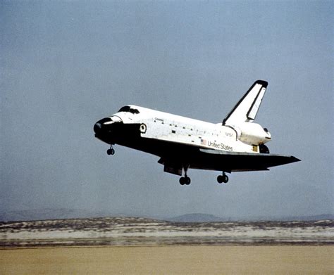Space Shuttle Orbiter Columbia Landing Photograph By Ro Ma Stock