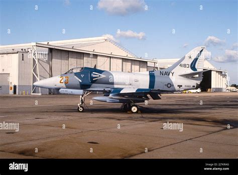 United States Navy Douglas A 4 Skyhawk From Vf 126 Pacific Fleet