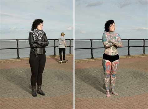 Clothed Vs Unclothed Tattooed People Evolve Me