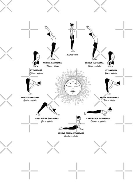 Aggregate 141 Sun Salutation Poses Printable Chart Super Hot Xkldase