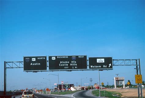 Freeway Signs On I 35 North San Antonio TX 1982 Flickr