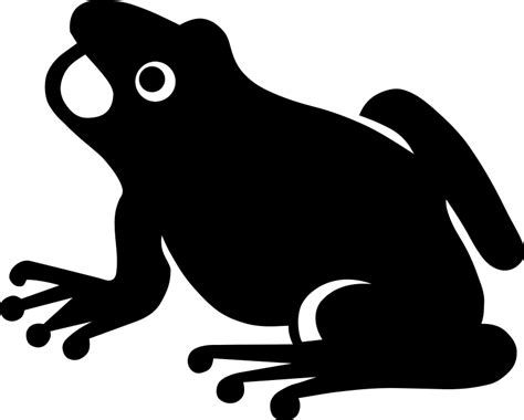 Black And White Frog