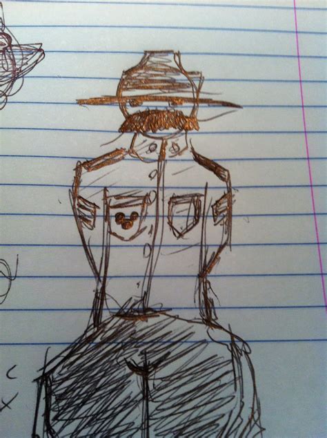 A Million Bad Drawings Mountie Doodle Bad Drawing 40