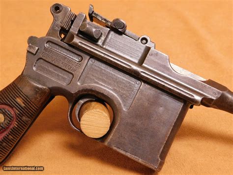 Mauser C96 Broomhandle Red Nine Ww1 German 9mm 9