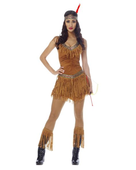 Womens Native American Indian Maiden Sexy Costume In Stock About