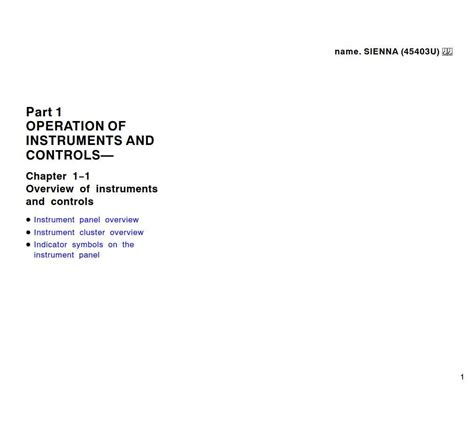 Toyota Sienna 1999 Owner's Manual has been published on ProCarManuals