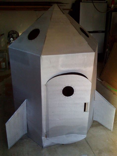 How To Build A Cardboard Rocket Ship 3 Steps With Pictures