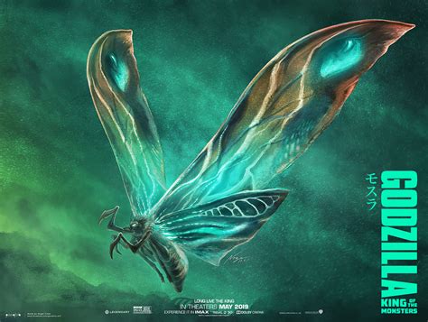 Neca Mothra Godzilla King Of The Monsters Poster Version