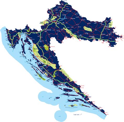 Karte Hrvatske Romariohr