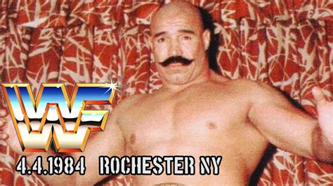 Wwf Rochester Ny April Th Results Sgt Slaughter Vs Iron