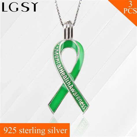 Mental Health Awareness Scarf Design Lgsy 925 Sterling Silver Cage