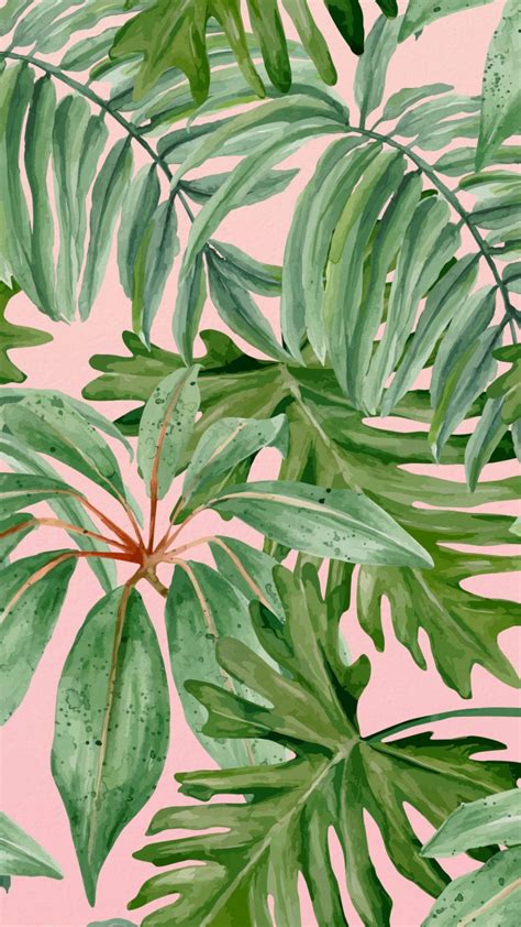 Download Aesthetic Green Summer Plants Digital Art Wallpaper