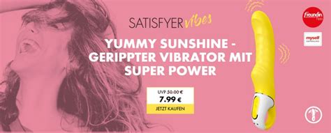G Punkt Vibrator Satisfyer Vibes Yummy Sunshine 22 5cm Für Nur 13 96 Euro Inkl Versand
