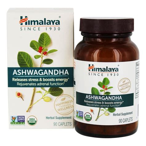 Himalaya Usda Organic Ashwagandha 90 Caplets
