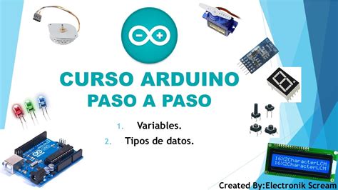 4 Uso De Variables Y Tipos De Datos En Arduino Curso