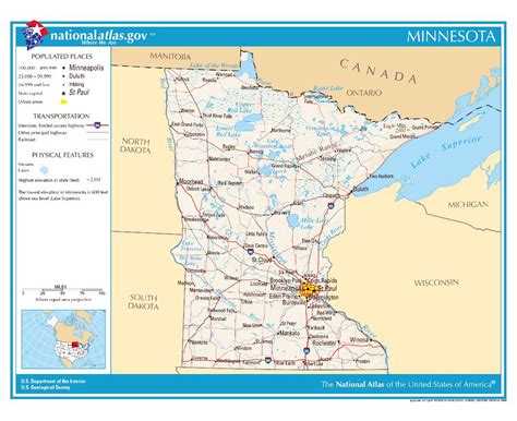 Maps Of Minnesota Collection Of Maps Of Minnesota State Usa Maps