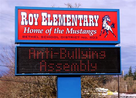 No Bullies Allowed Bully Prevention Program For Roy Elementary