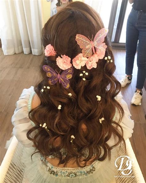 Butterfly Hairstyle White Butterfly Hair Pin Bridesmaid Hairstyle