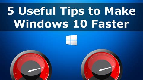 5 Useful Tips To Make Windows 10 Faster Guiding Tech Youtube
