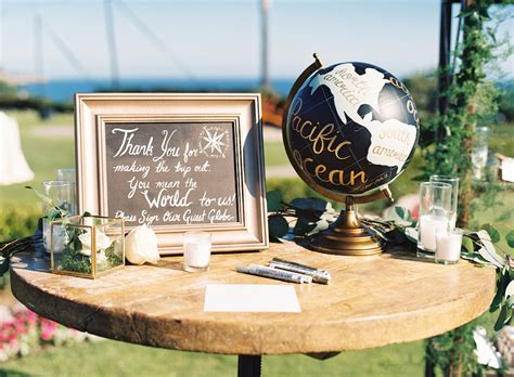 Loverly - 25 Adorable Details For a Travel-Themed Wedding