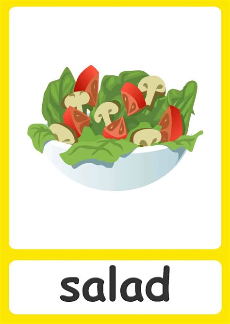 Food Flashcards For Kids Fb1