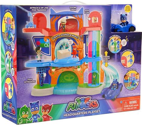 Enjoy many hours of superhero play with this pj just play headquarter play set. Disney Junior PJ Masks Headquarters Playset Just Play - ToyWiz