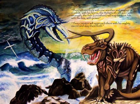 Behemoth Vs Leviathan By Wagz20 On Deviantart