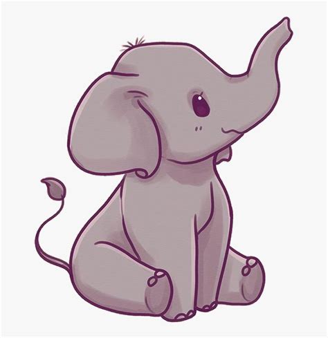 Kawaii Cute Elephant Art Board Print Ubicaciondepersonascdmxgobmx