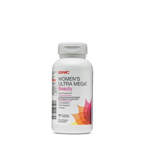 Gnc Women S Ultra Mega Beauty Multivitamin Vitamins For Women Gnc