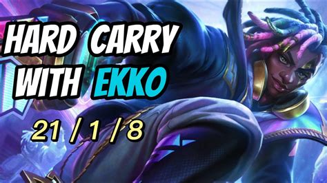 How To Hard Carry With EKKO Xiao Lao Ban YouTube