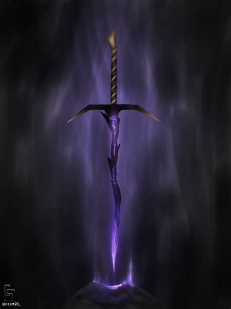 Artstation Magical Sword Concept Art