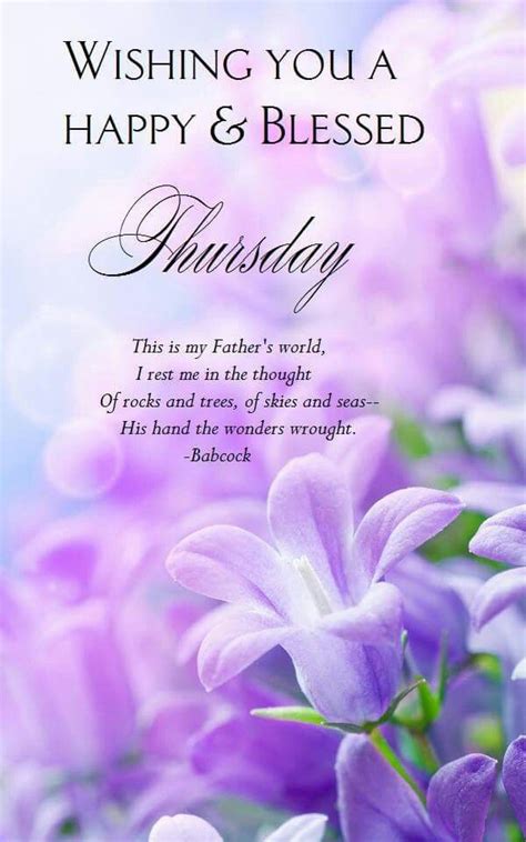 Wishing You A Happy And Blessed Thursday Pictures Photos And Images For