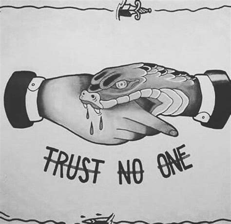 👉trust No One👈 Go Tattoo Trust No One Old School Tattoo