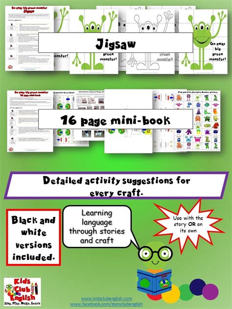 Come go away help not and find away away all and. Go Away Big Green Monster - Activity Pack - Kids Club English
