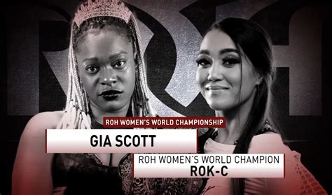 Rok C To Defend The Roh Womens Title Against Gia Scott On The Next Roh