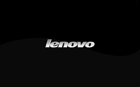 Free Download Lenovo Logotype Only Black Background Hd Desktop