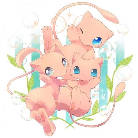 Mew1774432 Zerochan Pokemon Mew Mew And Mewtwo Cute Pokemon