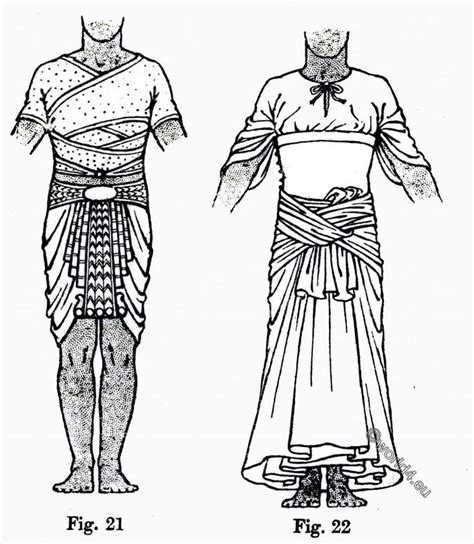 Ancient Egyptian Costume And Fashion History Decoration And Coloring Ancient Egyptian Dress