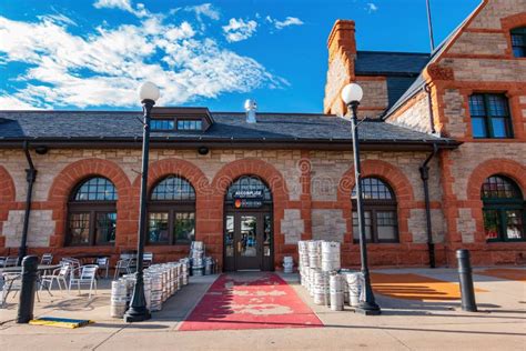 Sunny View Of The Cheyenne Depot Museum Editorial Stock Photo Image