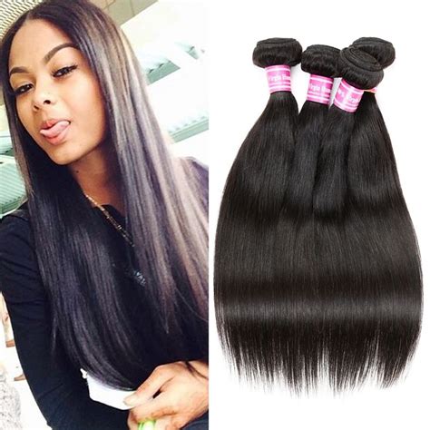 Wholesale Cosy Silky Straight Virgin Human Hair 3 And 4 Bundles Sew In Hair Extensions Double