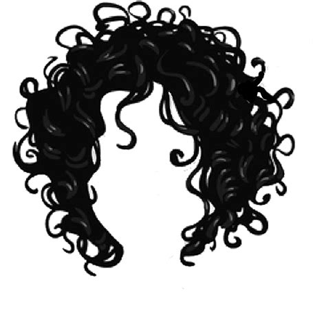 Black Curly Hair Png Free Logo Image