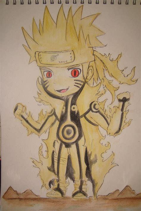 Chibi Naruto Bijuu mode by CDaveRamirez on DeviantArt