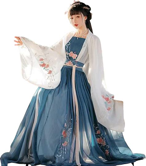 Chinese Hanfu Dress For Women Traditional Embroidery