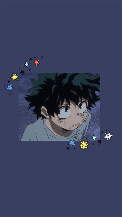 Freetoedit aesthetic anime icon sticker by. Free download My hero academia deku wallpaper in 2020 Hero ...