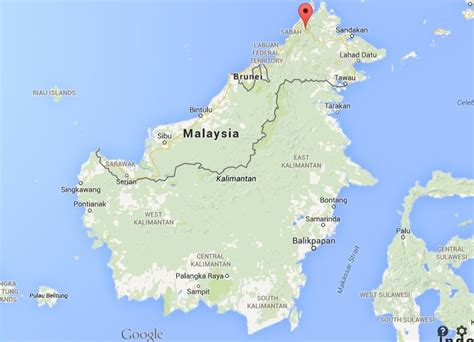 Where Is Mount Kinabalu Map Malaysia