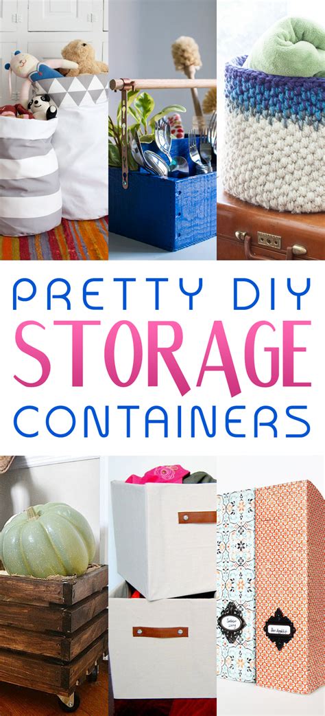 Pretty Diy Storage Containers The Cottage Market