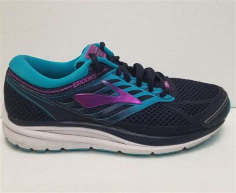 Brooks Addiction 13 Womens Running Shoes Size 85 D Wide Purple Teal